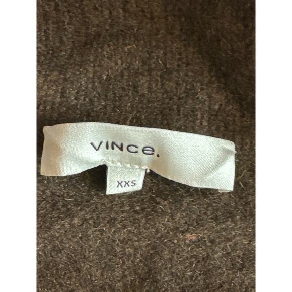 Vince. Heather Brownstone 100% Cashmere Raglan Look  Cardigan Women's XXL - Picture 11 of 11